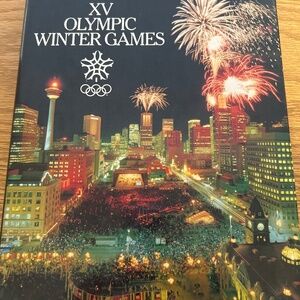 Official Commemorative book XV Olympic winter games Calgary 1988 hardcover book